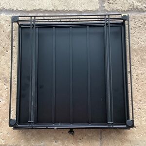 Black Metal Organizer Shelf